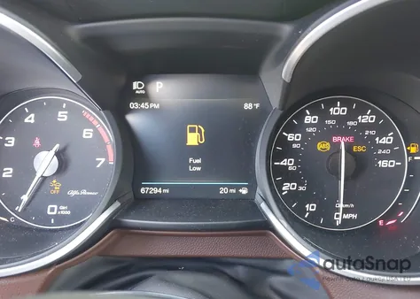 2019 Alfa Romeo Stelvio Ti Lusso Awd from USA, damaged, VIN ZASPAKBN9K7C55280